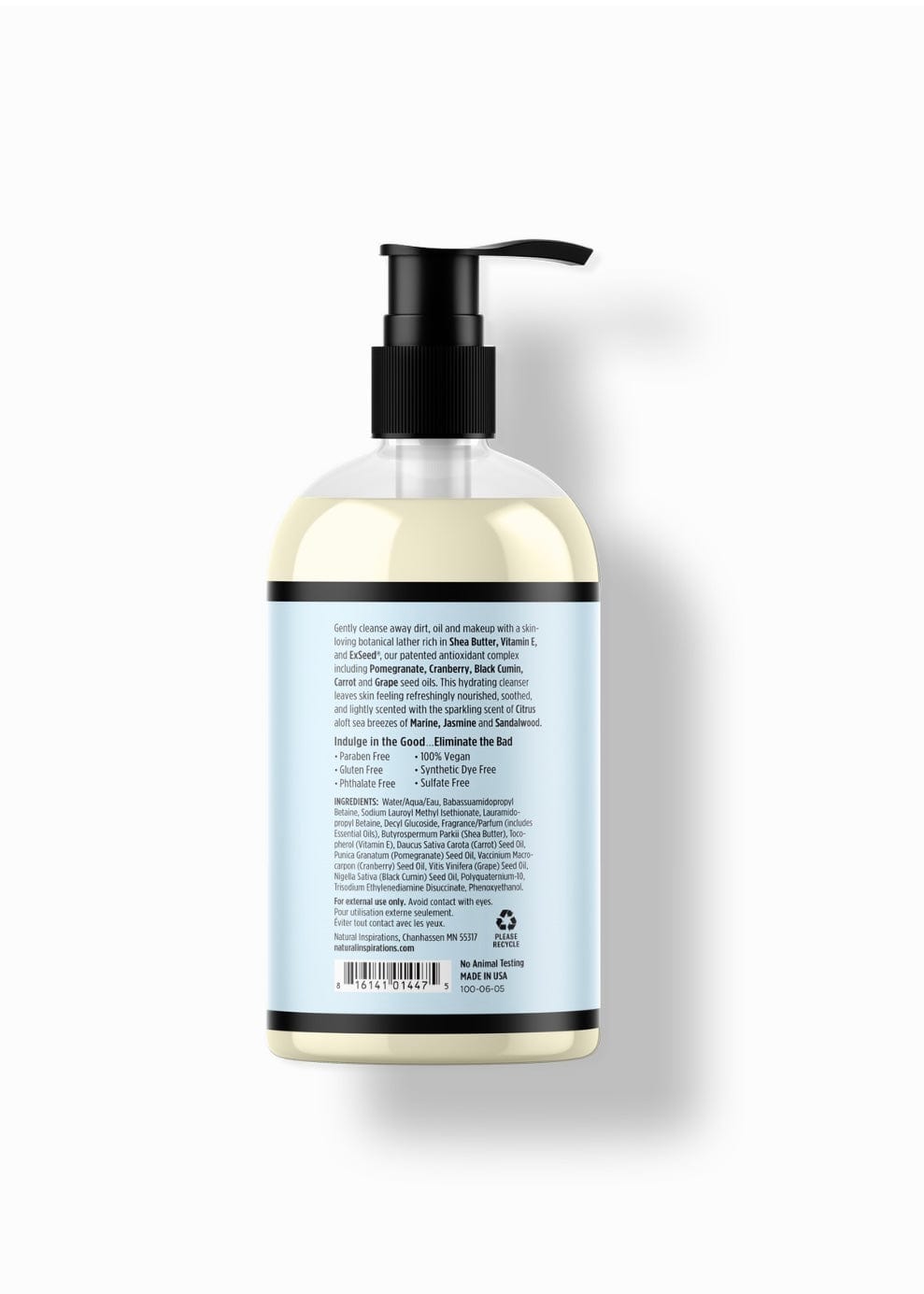 Hand + Face Wash | Sea Salt Natural Inspirations Body wash