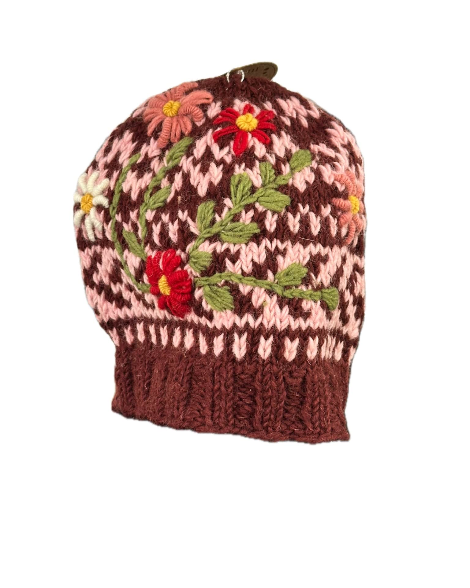 Hand Knit Beanie | 4 Colors Ganz Beanie Bordeaux