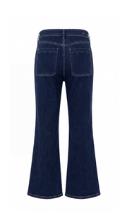 Hannah Flare Vintage Patch Pockets 28”Collegiate Blue Liverpool Jeans