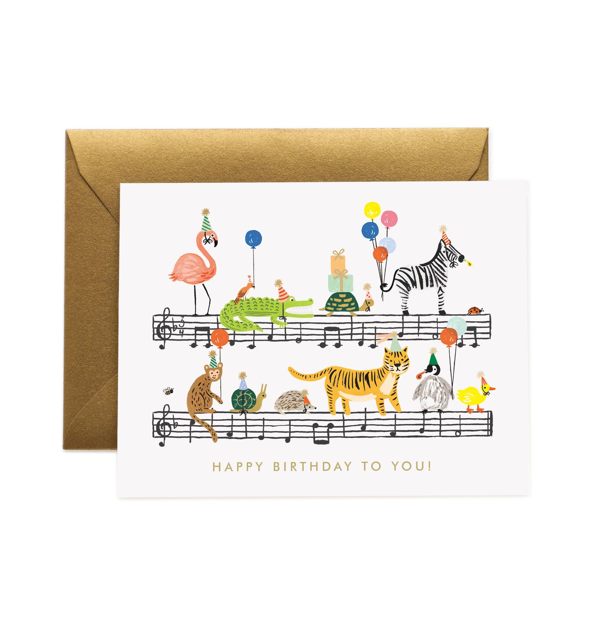 Happy Birthday Song Card Rifle Paper Co.