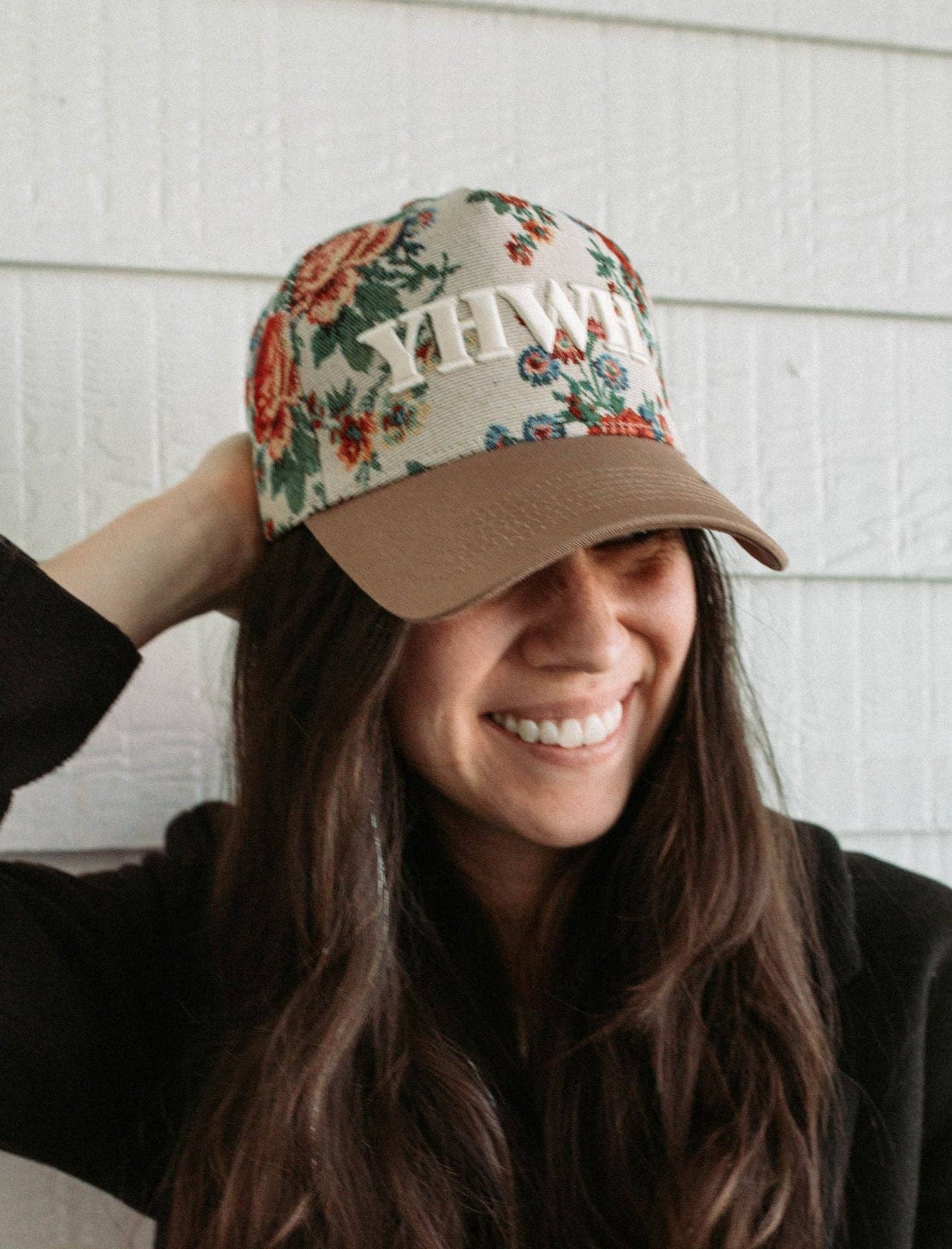 Hat: Floral YHWH Jenessa Wait