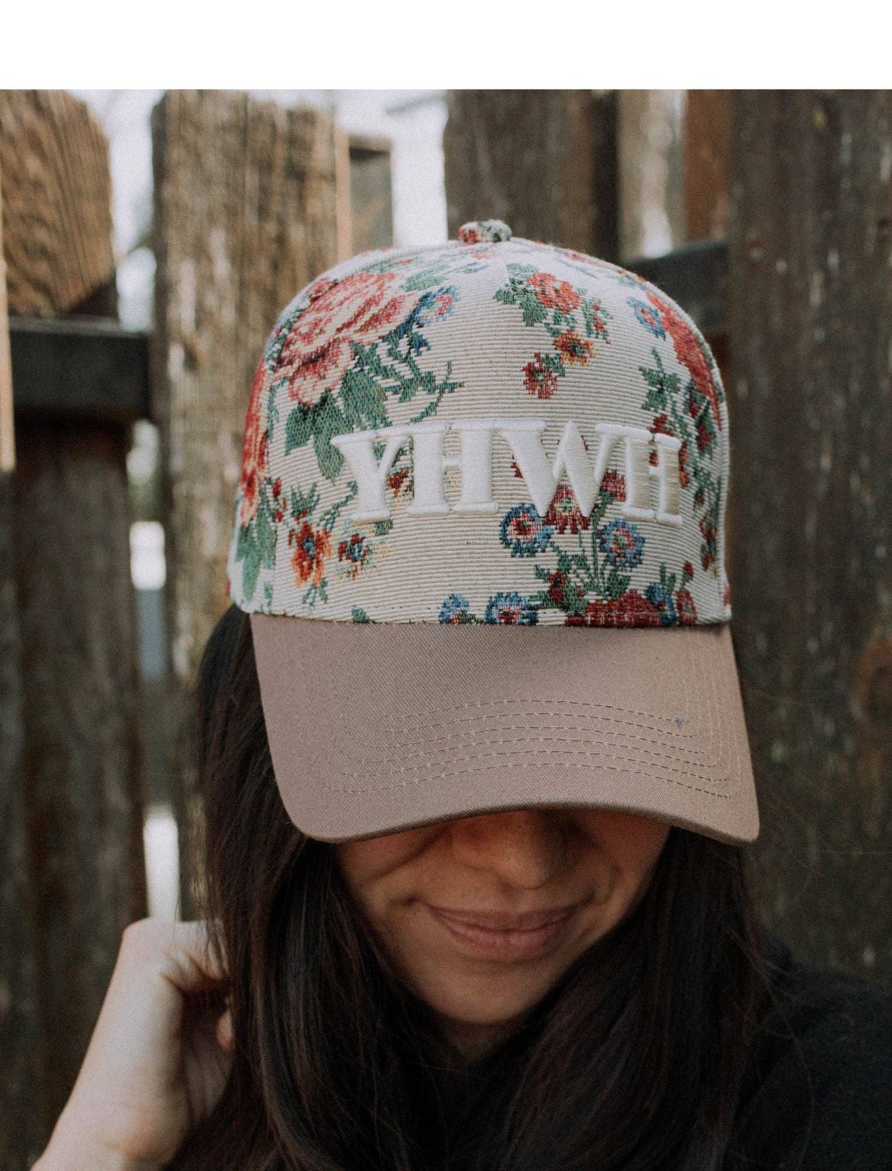 Hat: Floral YHWH Jenessa Wait