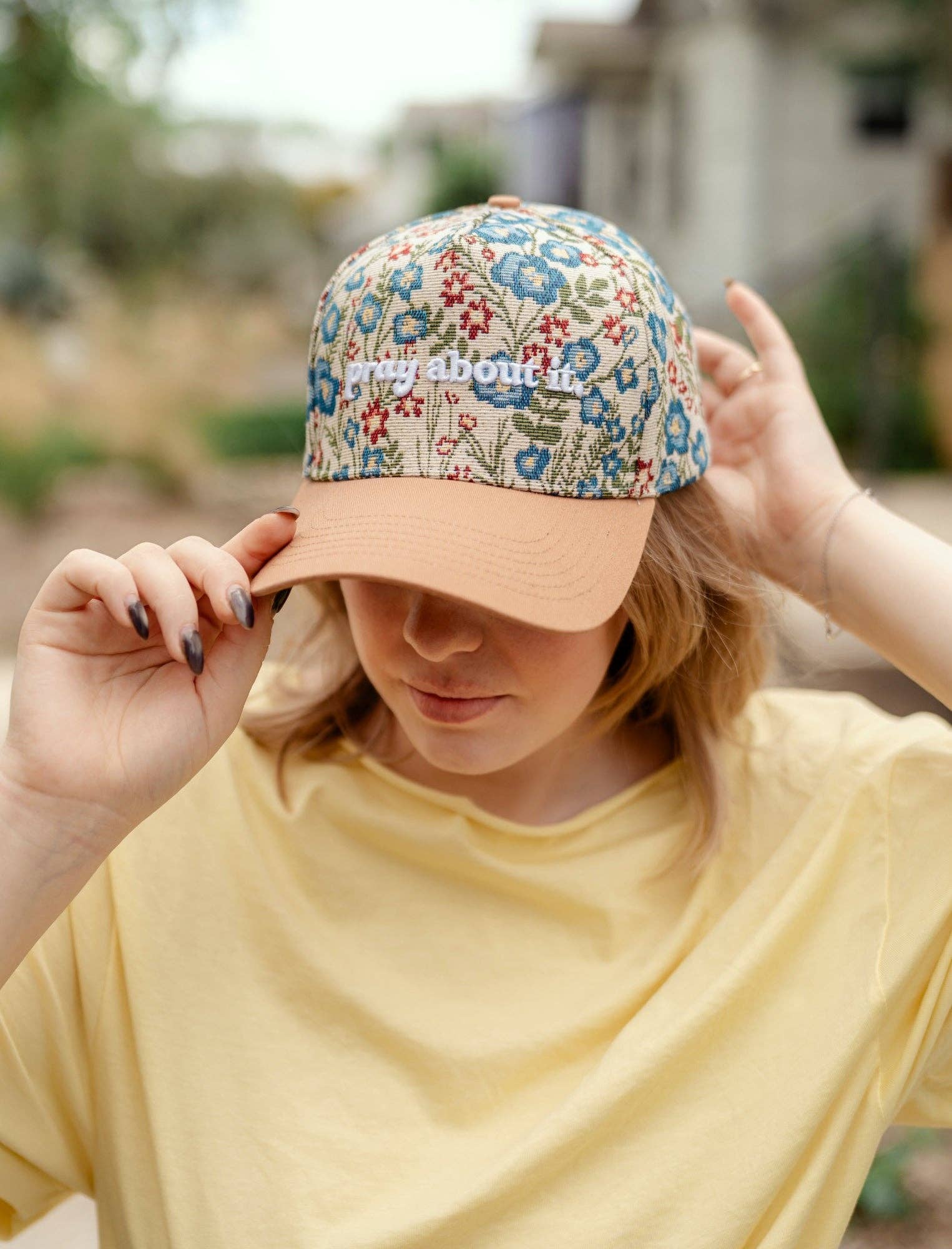 Hat: Pray about it Jenessa Wait