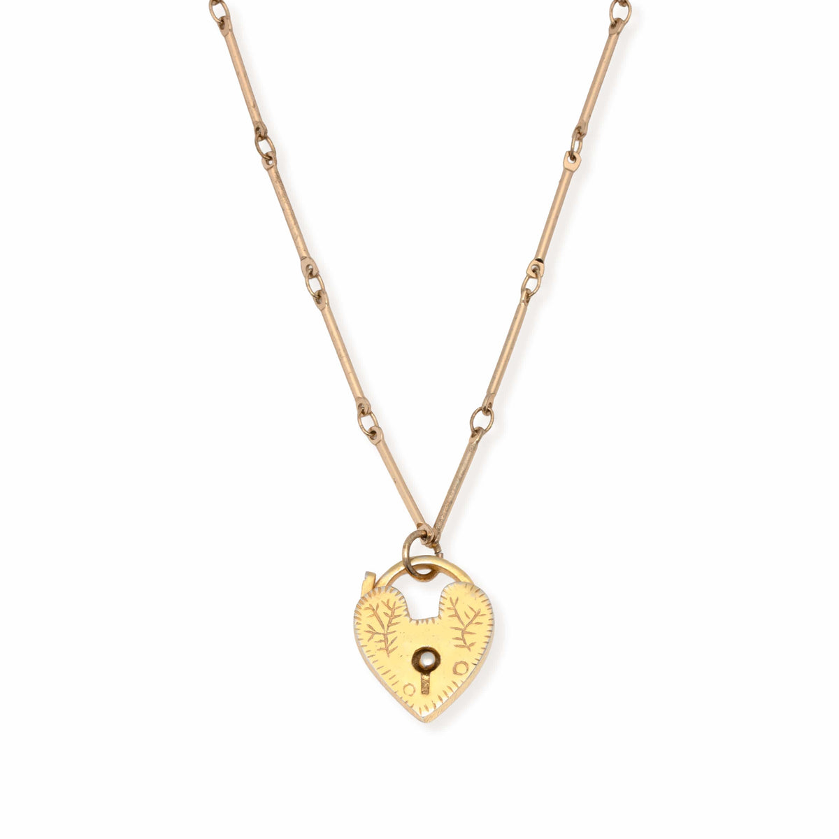 Heart Locket Pendant Necklace, Gold-Tone Chain LESLIE CURTIS JEWELRY DESIGNS