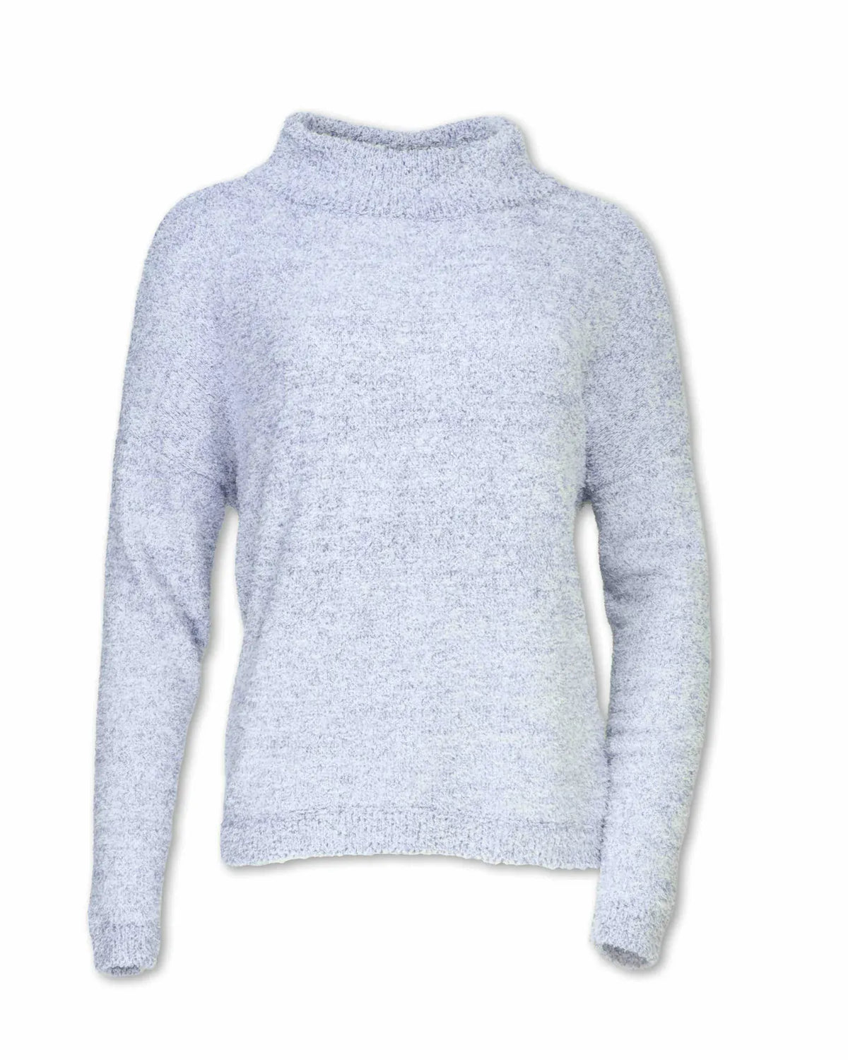 Heathered Chenille Sweater, Light Blue Purnell LLC Top S