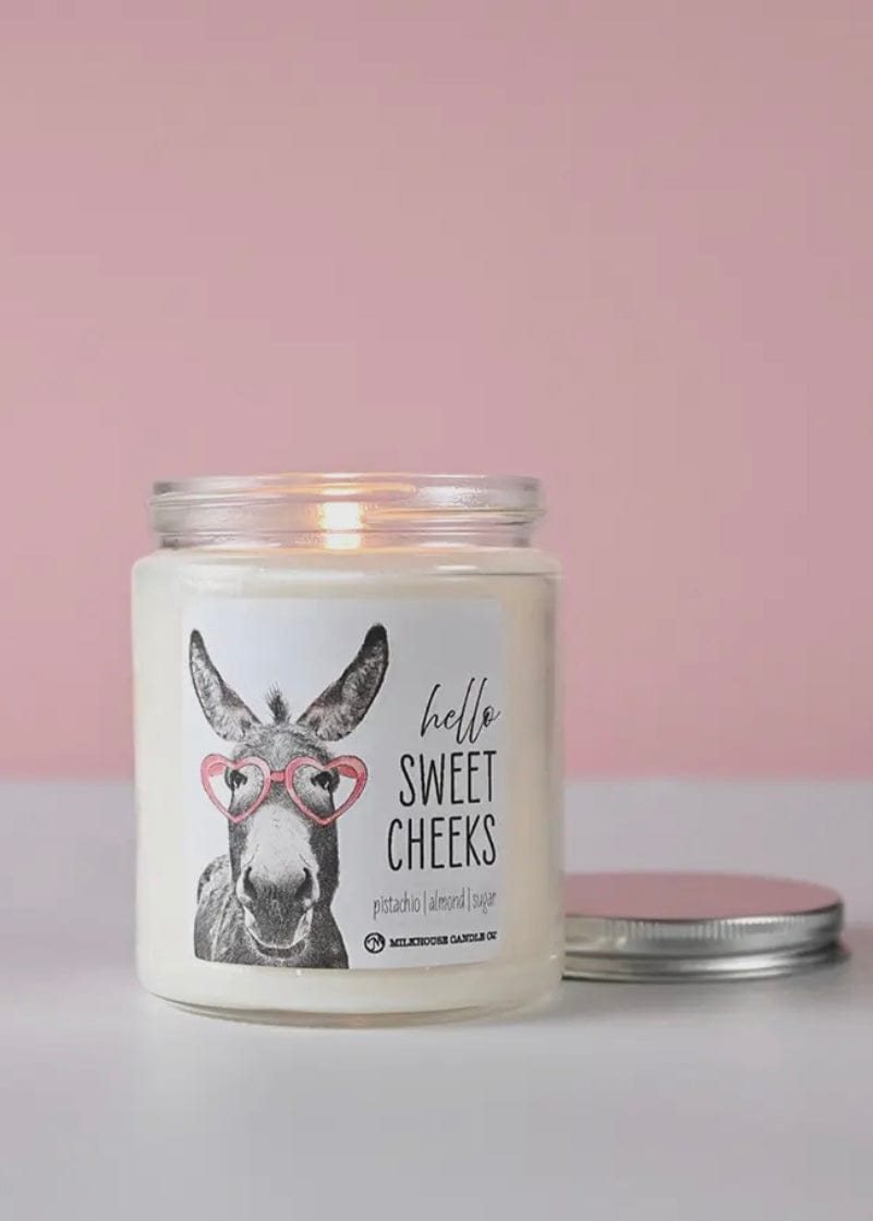 Hello Sweet Cheeks Candle 7 oz Milkhouse Candles Candle