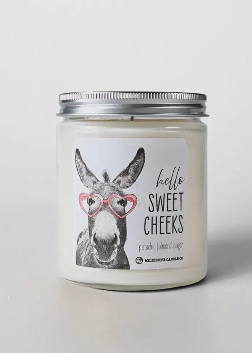 Hello Sweet Cheeks Candle 7 oz Milkhouse Candles Candle