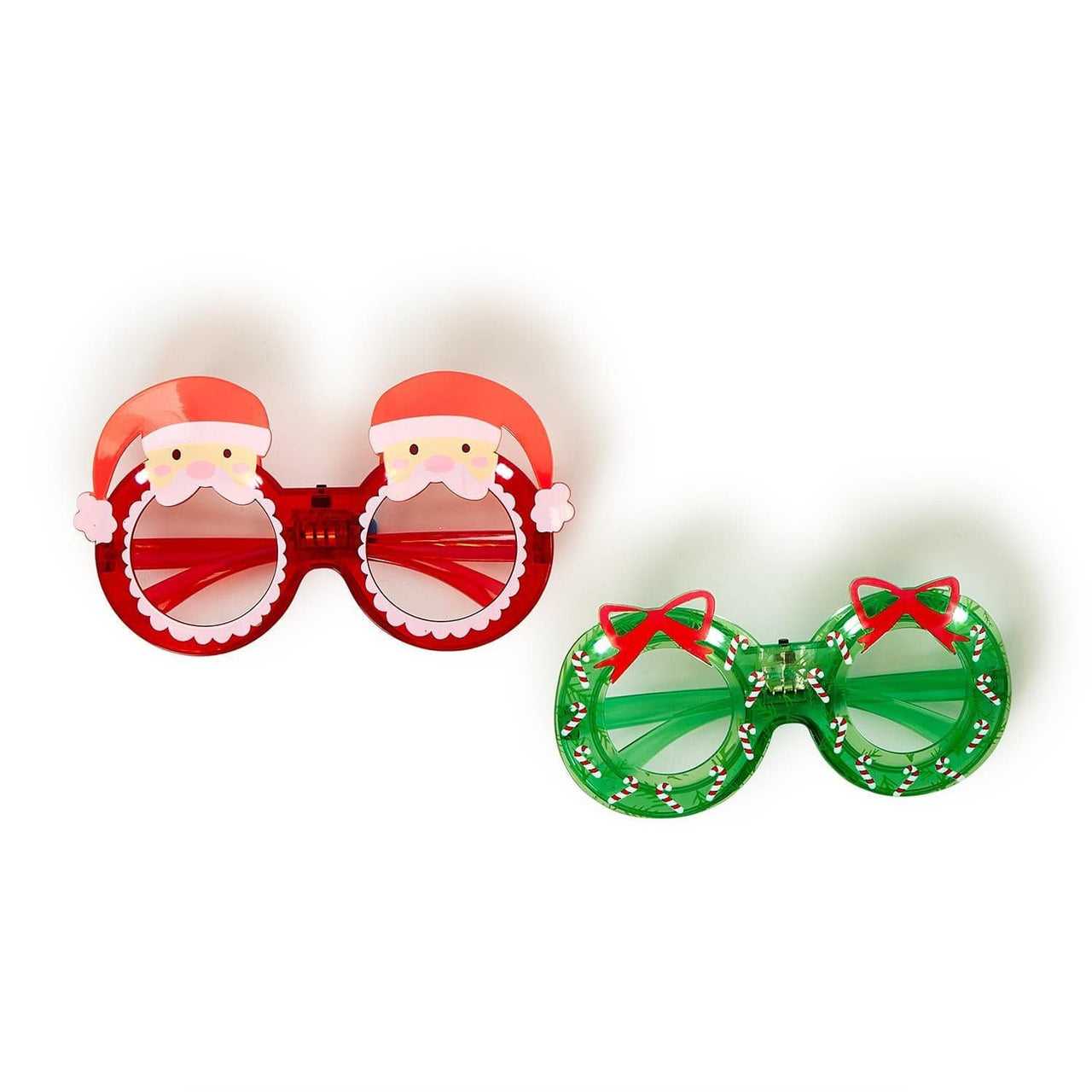 Holiday Cheer Light Up Glasses Two's Company Seasonal & Holiday Decorations