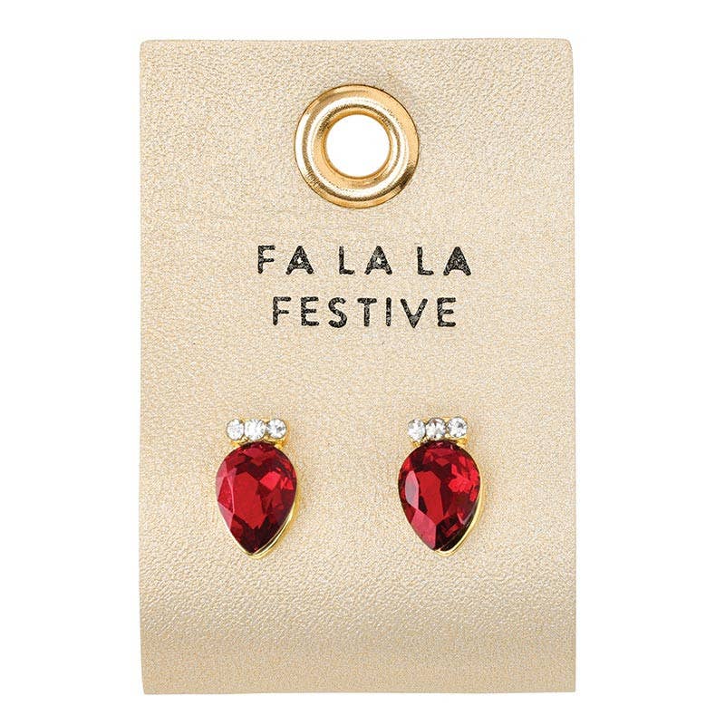 Holiday Studs - FaLaLa Festive Creative Brands Earrings
