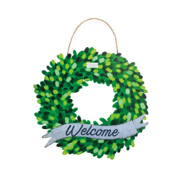 Holiday Wreath Magnet - Santa Mud Pie Magnets