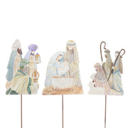 Holy Family, Shepherds & Kings Garden Stake Set of 3 The Round Top Collection