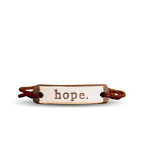 Thumbnail for Hope. Original Bracelet MudLOVE Brown
