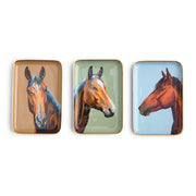 Horse Country Set of 3 Desk Trays Two's Company trinket tray