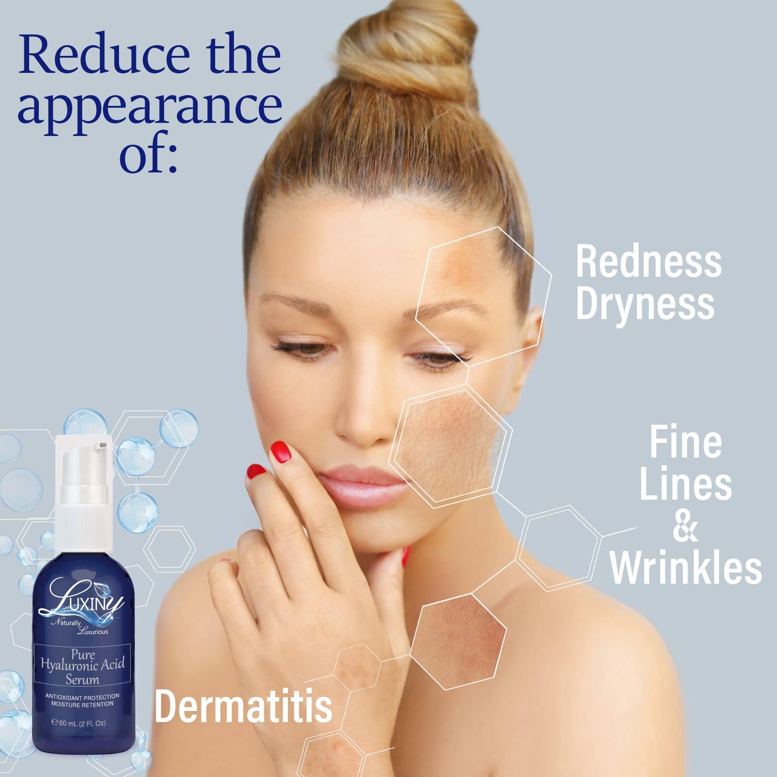 Hydrating Hyaluronic Acid Serum - Super Hydrating Skincare Luxiny Products - Luxurious Bath and Body