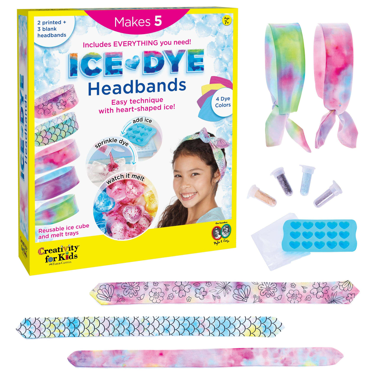 Ice-Dye Headbands Faber-Castell