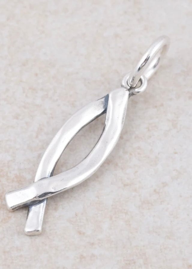 Ichthus Sterling Silver Pendant Holly Lane Designs Sterling Silver