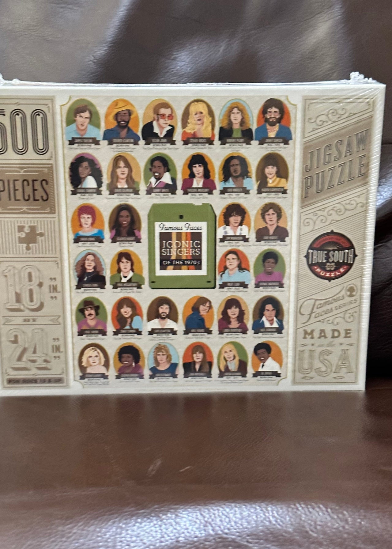 Iconic Singers of the 1970s Puzzle True South Puzzle Co