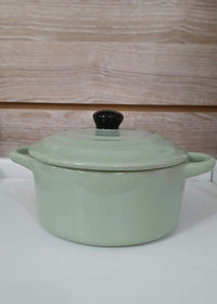 Thumbnail for Individual Stoneware Dutch Ovens Creative Co-Op Sage