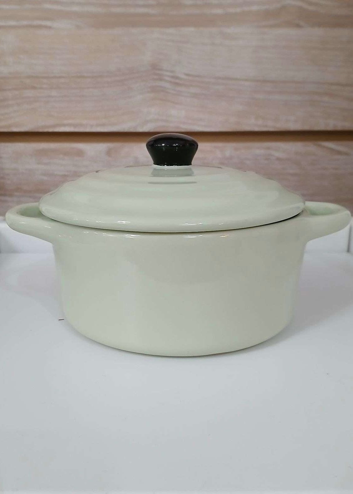 Individual Stoneware Dutch Ovens Creative Co-Op Celery