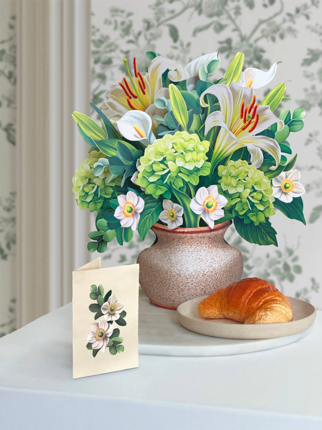 Ivory & Sage  (8 Pop-up Greeting Cards) FreshCut Paper LLC
