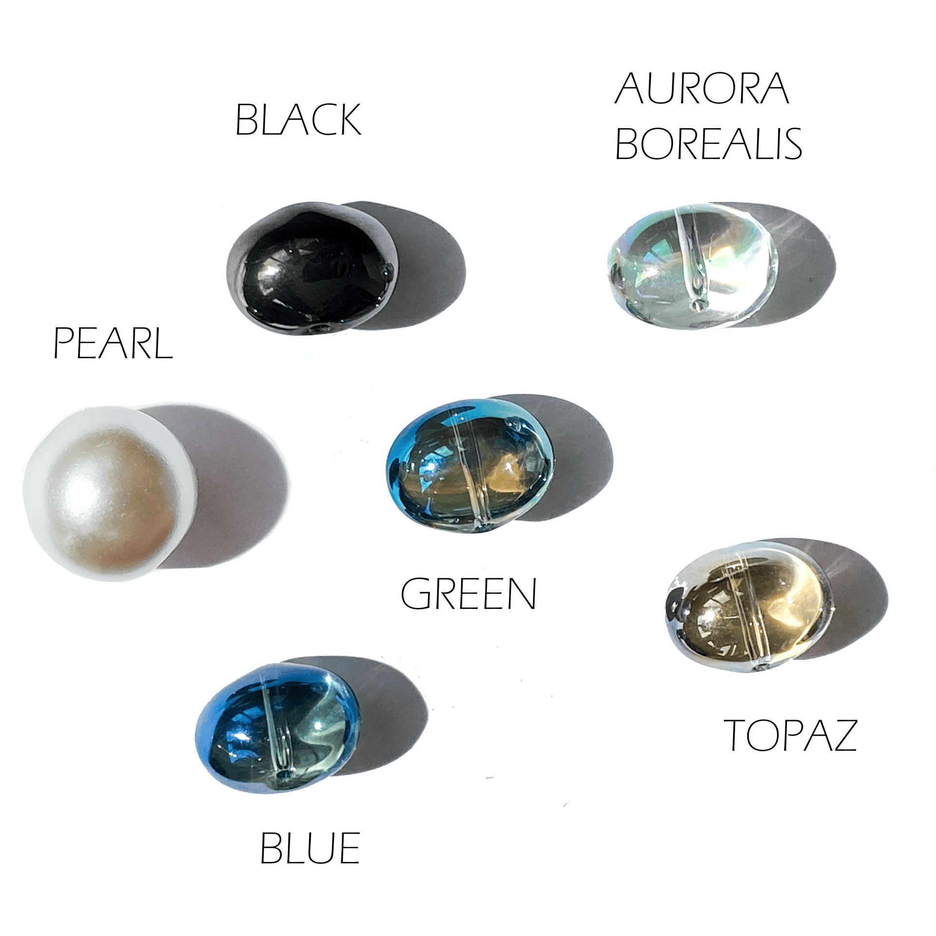 Jelly Drops: Aurora Borealis / Matte Gold / Fish-hook John Michael Richardson