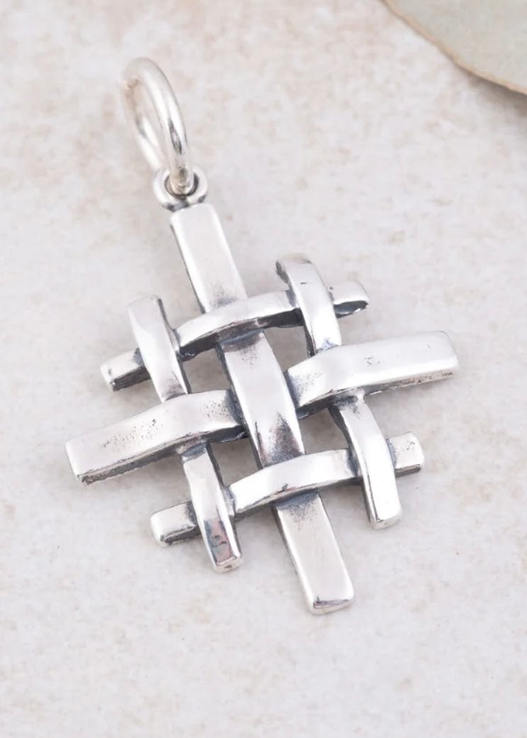 Jerusalem Cross Sterling Silver Pendant Holly Lane Designs Sterling Silver