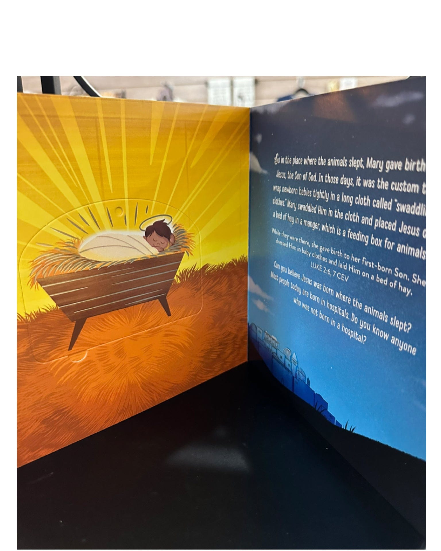 Jesus Is Born Ornament Book DaySpring Christmas Ornament