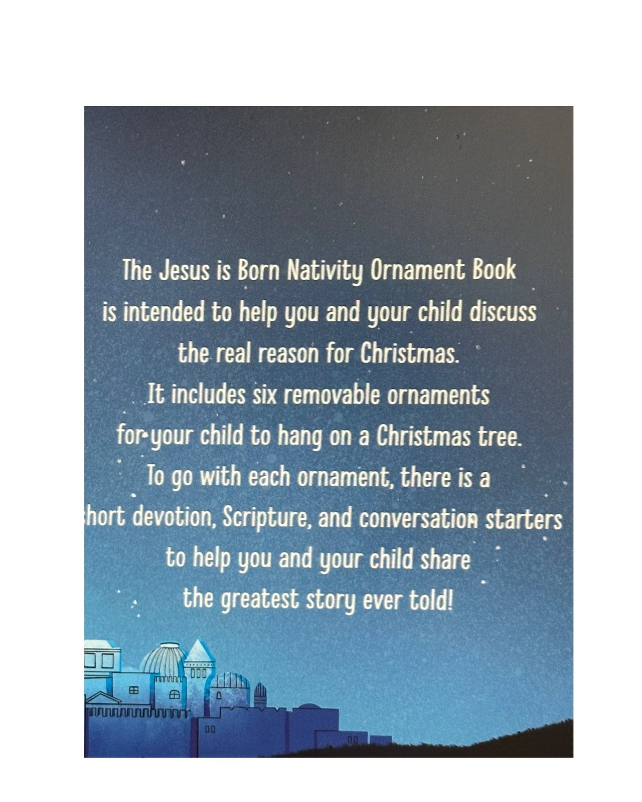 Jesus Is Born Ornament Book DaySpring Christmas Ornament