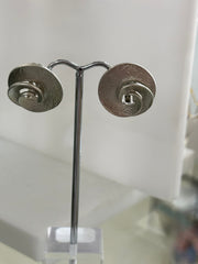 John Michael Richardson Antique Thai Silver CLIP John Michael Richardson Earrings