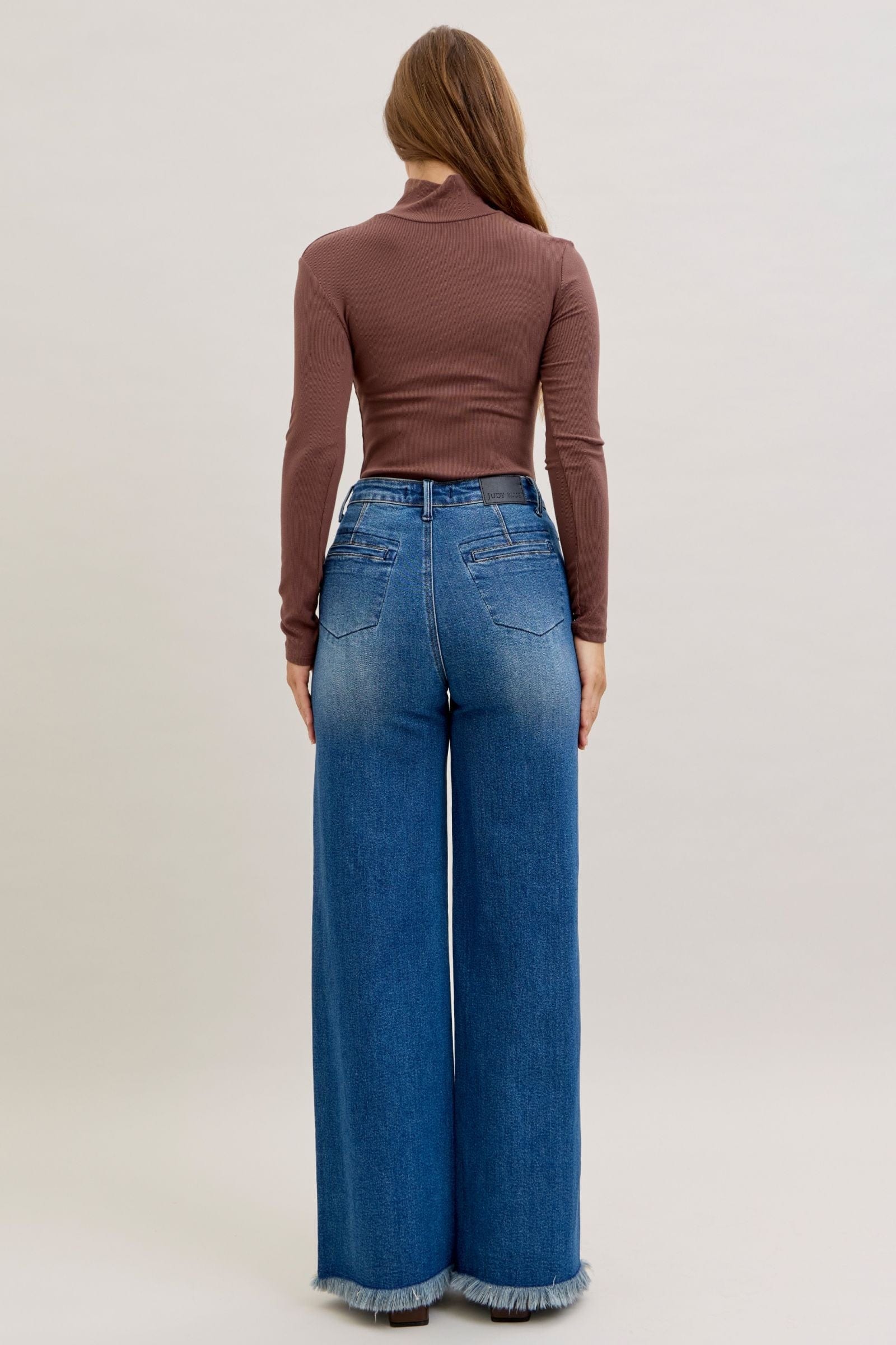 Judy Blue Column Leg Button Fly Jeans Judy Blue Jean