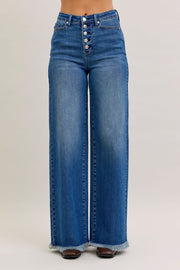 Judy Blue Column Leg Button Fly Jeans Judy Blue Jean 3(26)