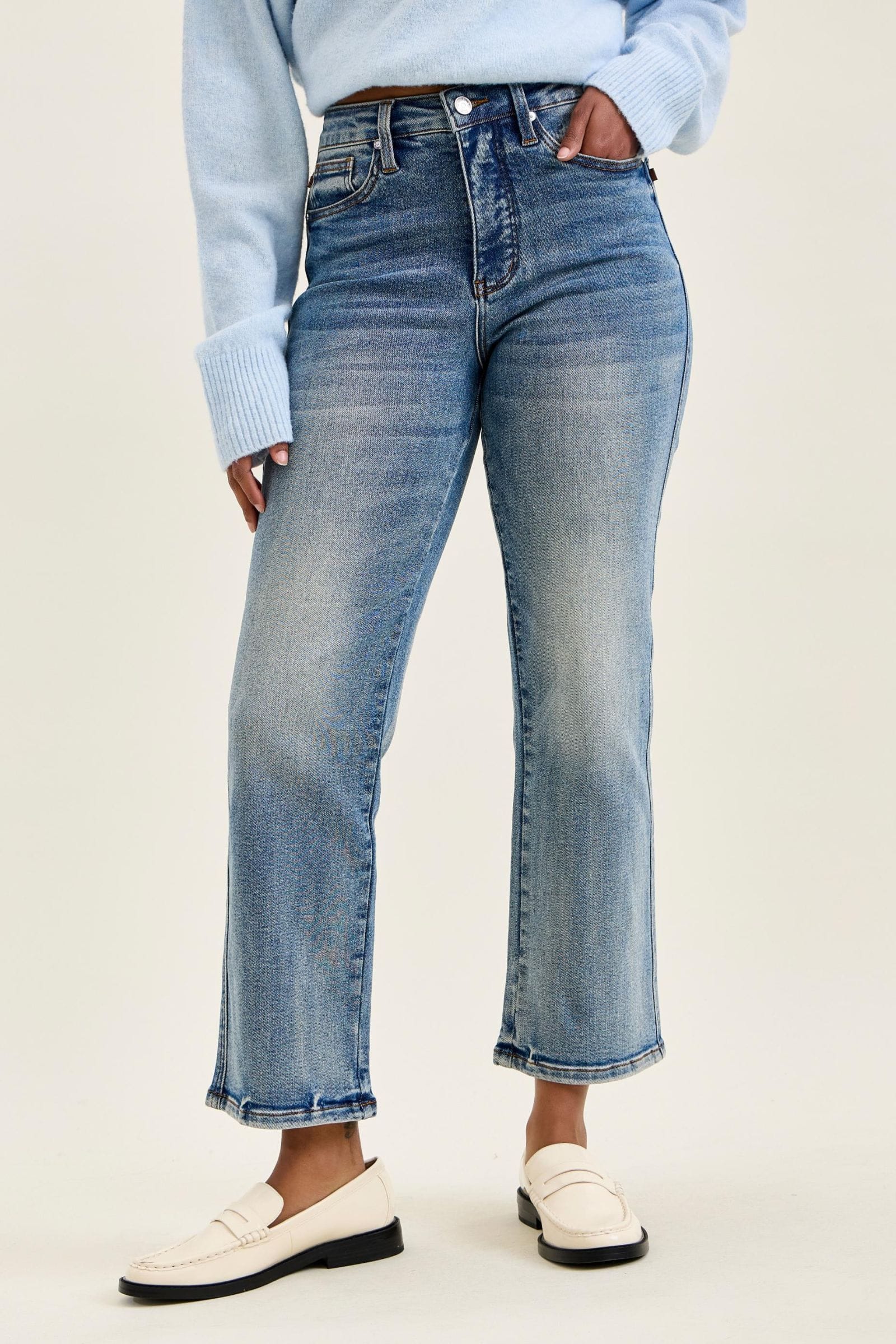 Judy Blue HW Peggy Ankle Straight Leg Judy Blue Jean 1 (25)