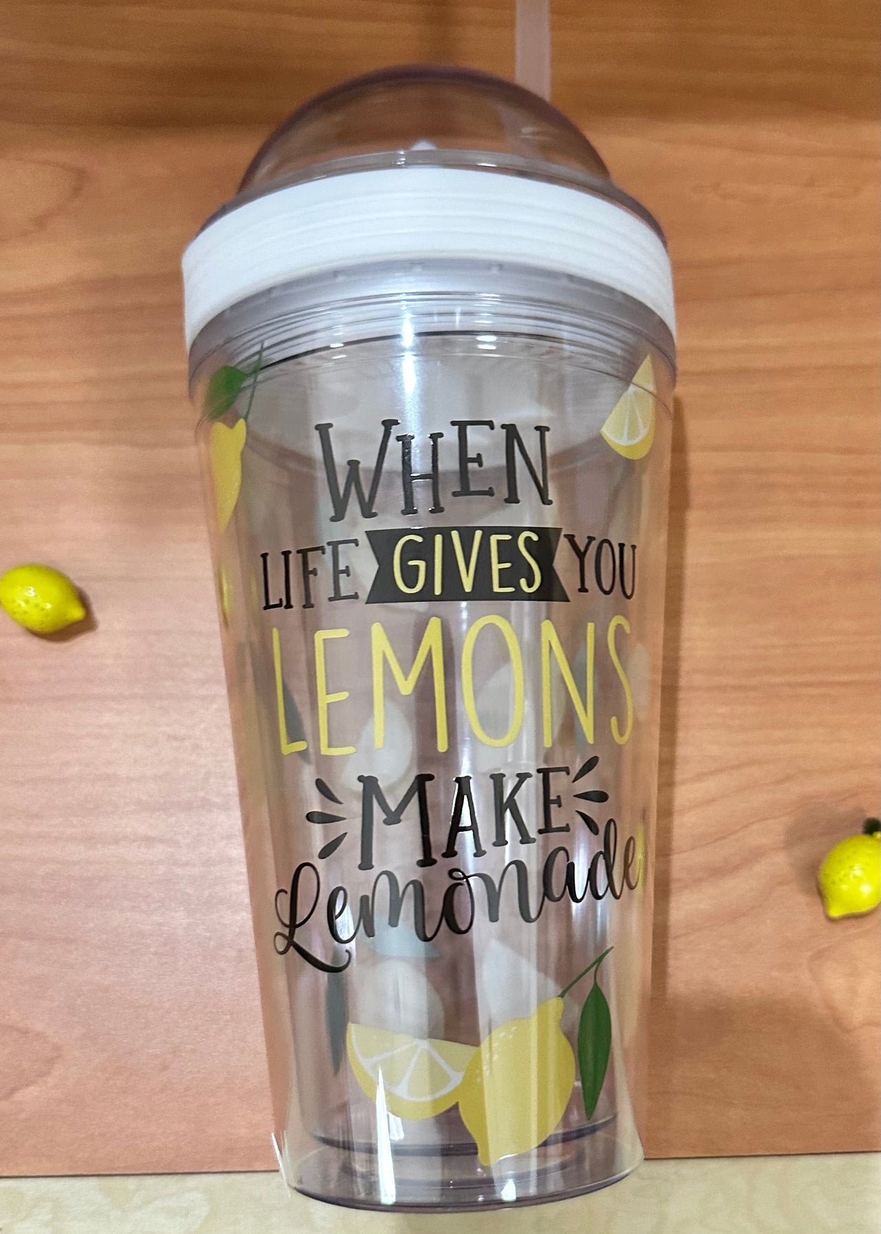 Juicing Tumblers Ganz insulated drinkware Lemon