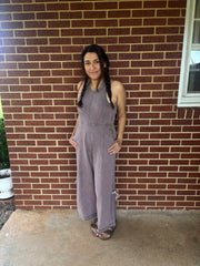 Jumpsuit Washed Dark Grey by Simply Southern Simply Southern Romper