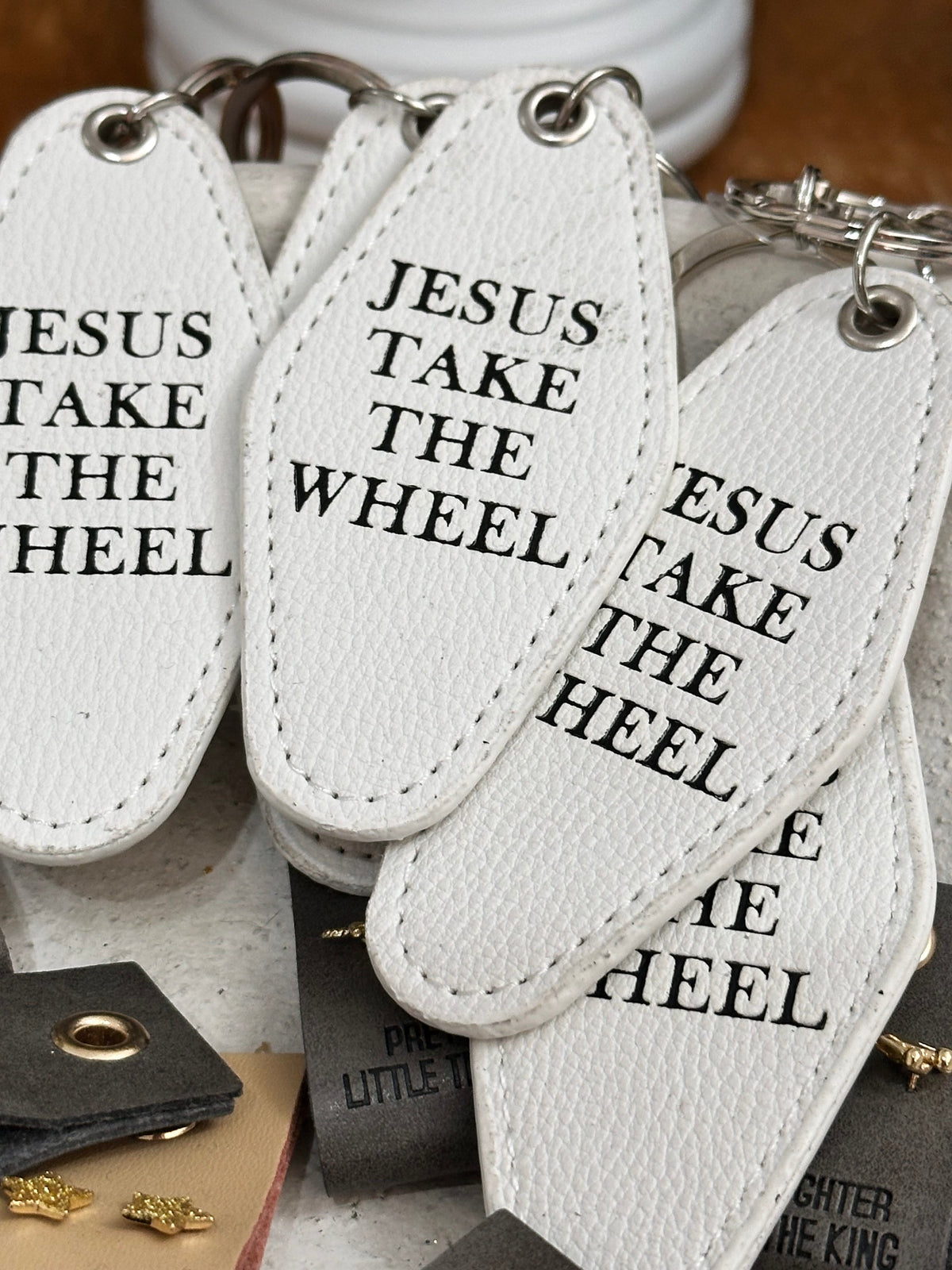 Key Tag - Jesus Take the Wheel Creative Brands Key Ring