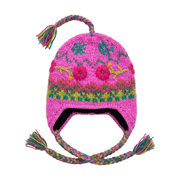 Knit Wool Hat with Tassels - Floral Ganz Winter hat