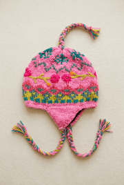Knit Wool Hat with Tassels - Floral Ganz Winter hat