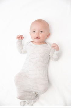 Knotted Infant Gown - Driftwood Camo Goosies Baby