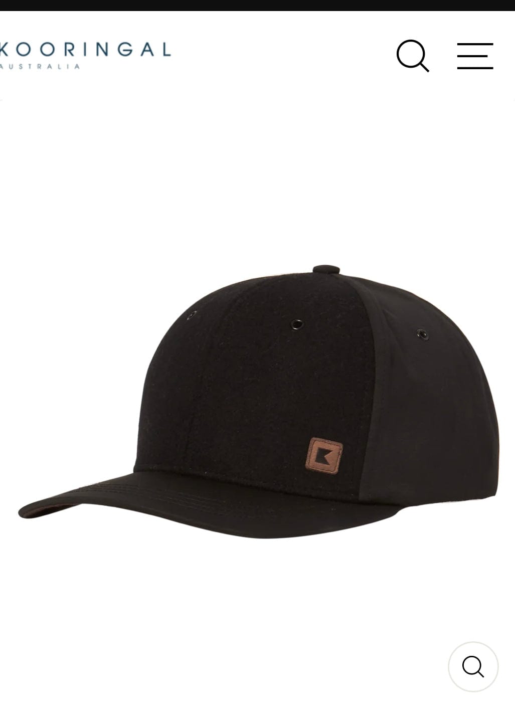 Kooringal | Sierra Cap Kooringal Men's Clothing Black
