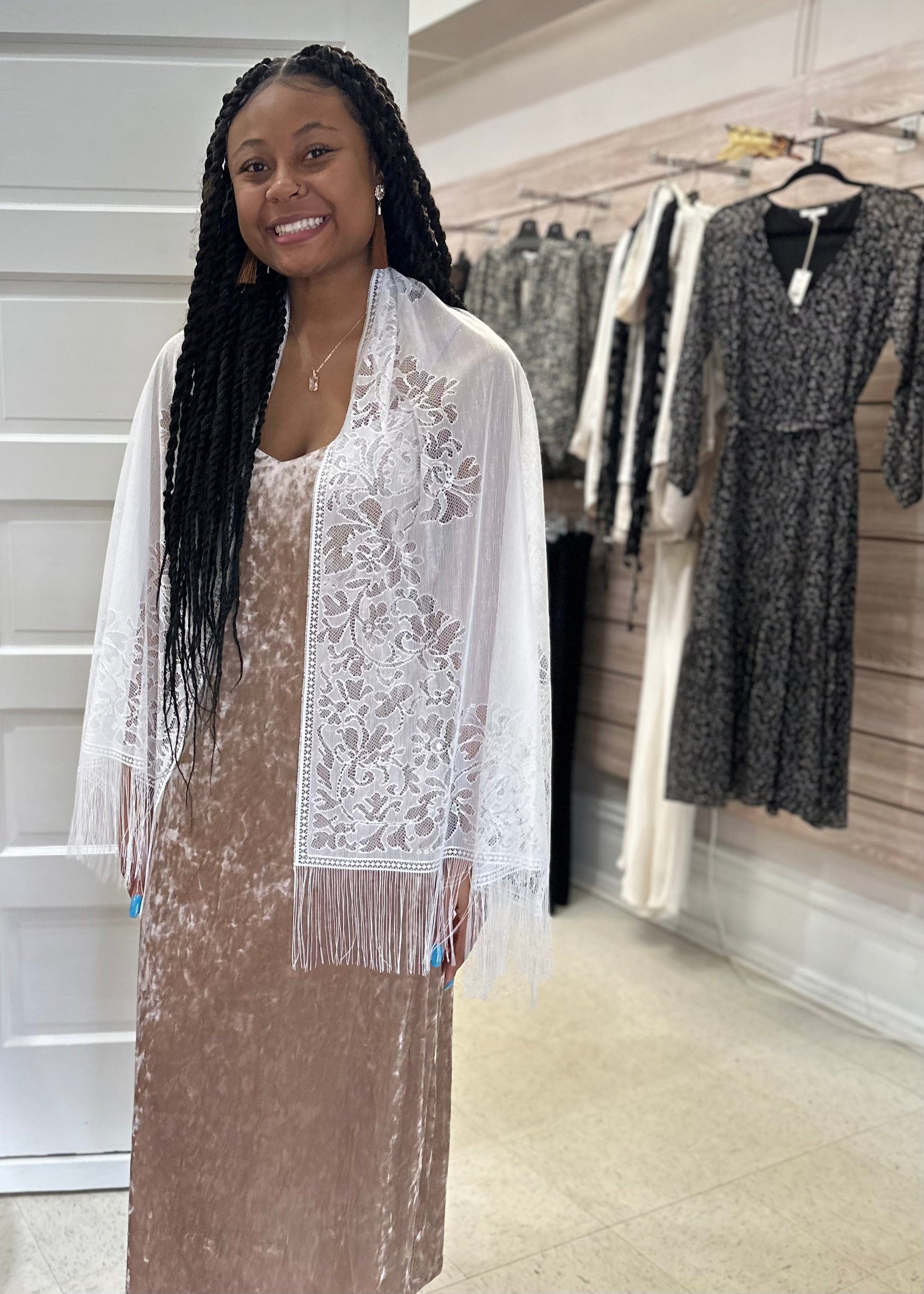 Lace Wedding Wraps, Cover ups, Evening Shawl - Ivory Lace Wedding Wraps, Cover ups, Evening Shawl - Ivory