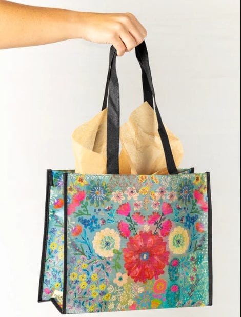 Large Bag Bay Folk Flower Natural Life gift bag