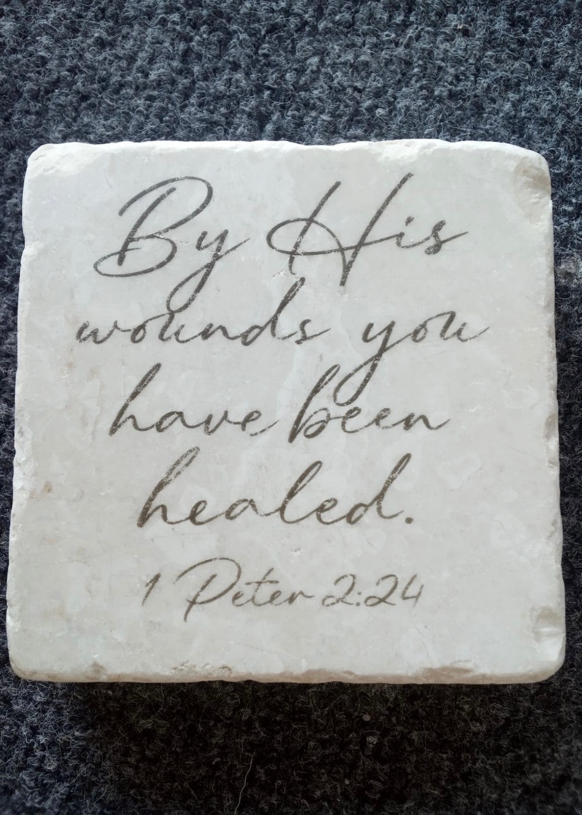 Large Scripture Stone from Ephesus – Mattie B's Gifts & Apparel