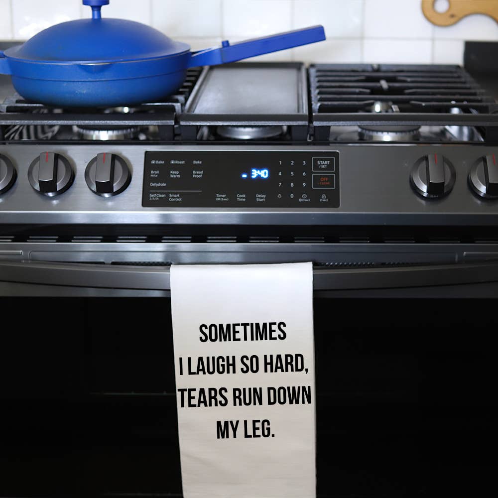 LAUGH SO HARD - TEA TOWEL Wildwood Landing