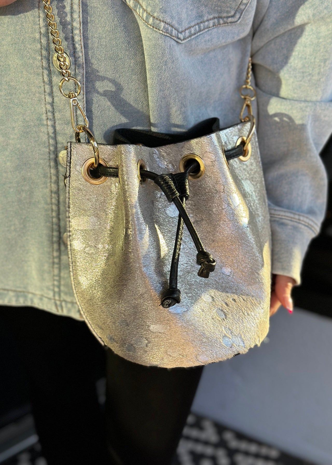 Leather Bucket Bag Charlie Leather
