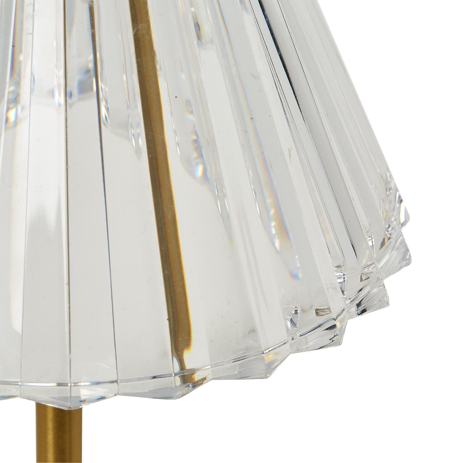 LED Portable Cordless Table Lamp with Acrylic Shade Two's Company Lighting