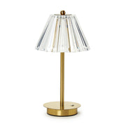 LED Portable Cordless Table Lamp with Acrylic Shade Two's Company Lighting