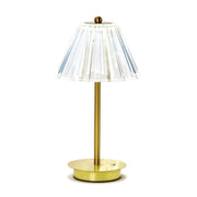 LED Portable Cordless Table Lamp with Acrylic Shade Two's Company Lighting