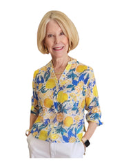 Lemon Zest for Life Top Tempo Paris Casual Top S/M