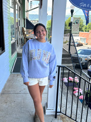 Light Grey LuLu Mac Sweatshirt w CamouflageAppliqué Girlie Girl / LuLu Mac