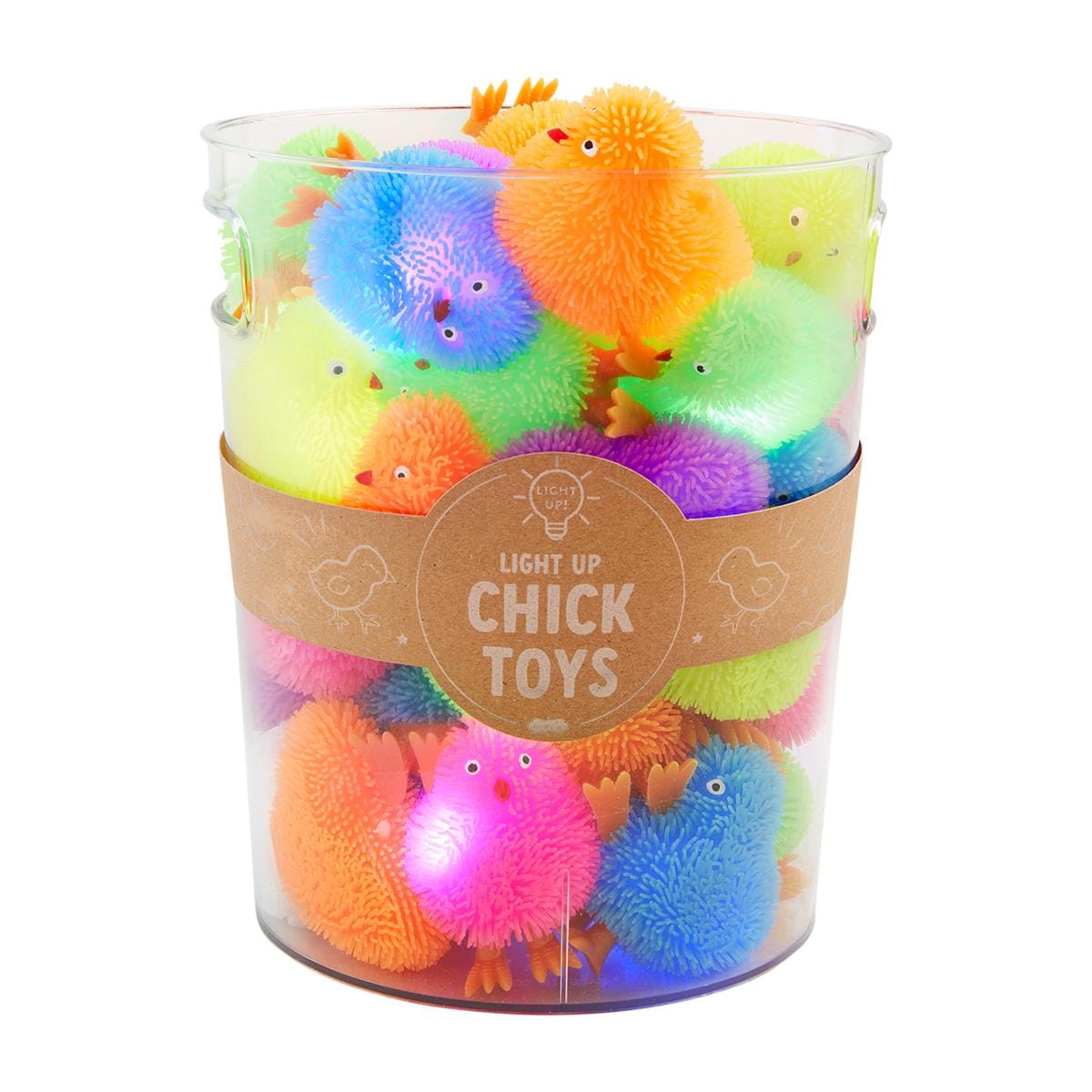 Light Up Fringe Chick Mud Pie Toy